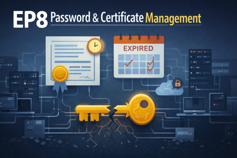 EP8 — Password, Secret & Certificate Management: ความเสี่ยงเงียบที่พังระบบได้ทั้งองค์กร